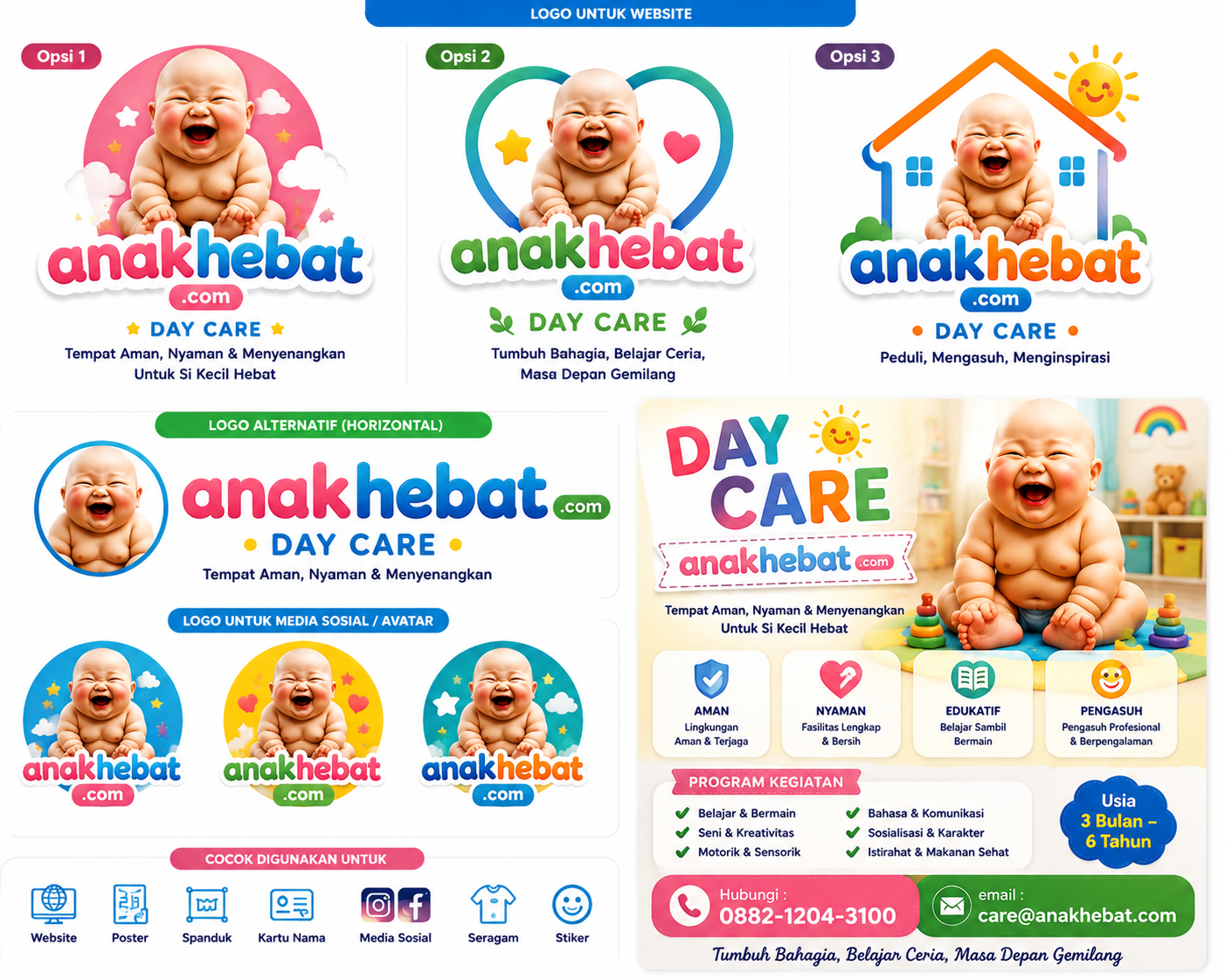 Artwork suasana Day Care AnakHebat
